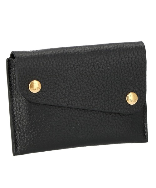 カードケース IL BISONTE LEATHER card case イル ビゾンテ キーリング付き レザー カードケース