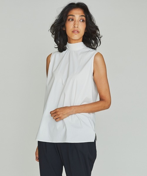 【新タグ】DOUBLE STANDARD CLOTHINGノースリーブブラウス DOUBLE STANDARD CLOTHING シャツ ブラウス バックリボン