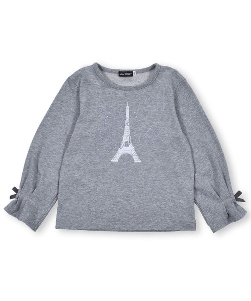 BeBe（ベベ） スウェット BeBe/ミニウラゲエッフェル塔プリント