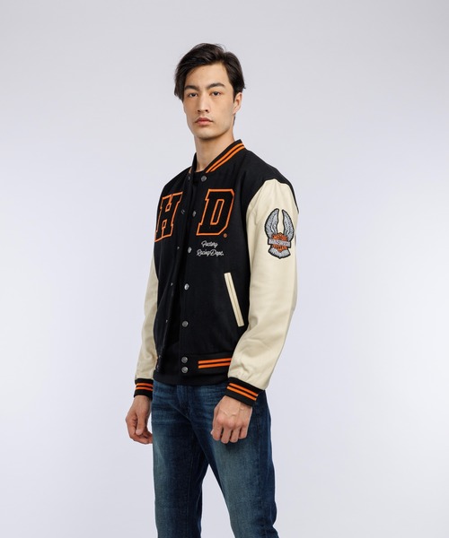 Harley Davidson コート ジャケット 120周年記念バーシティ