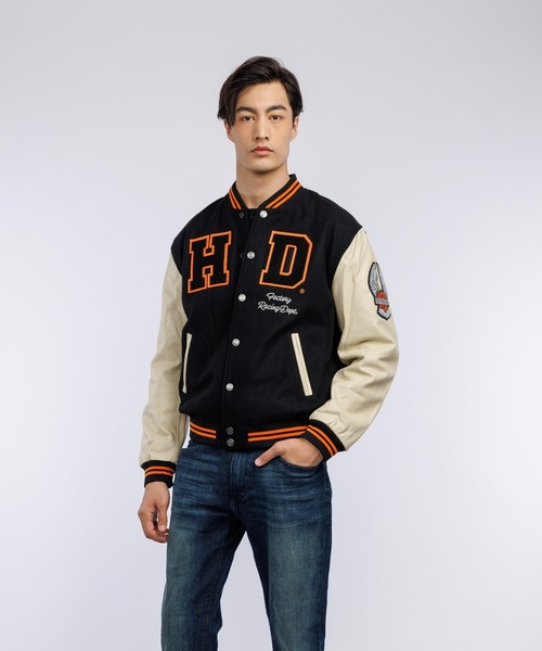 Harley-Davidson 120周年記念スーベニアジャケット Lサイズ 120周年記念ボンバージャケット ブラック -ハーレーダビッドソン
