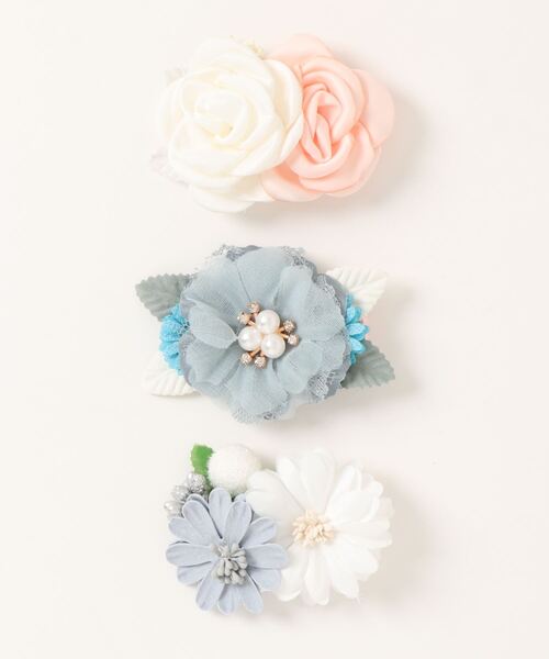 ☆Disney☆ フラワー ヘアクリップ frangipani ヘアクリップ フラワーヘアクリップ3ピースセット