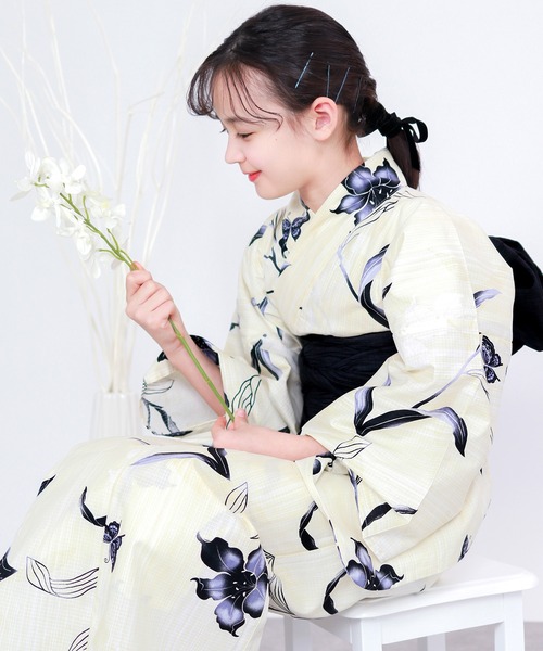 KYOETSU 浴衣 簡単着付け セパレート 女の子 3点セット