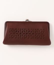 genten ゲンテン カットワーク 口金長財布 genten（ゲンテン） 財布 カットワーク 口金長財布 レディース メンズ