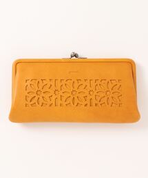 genten（ゲンテン） 財布 カットワーク 口金長財布 レディース メンズ