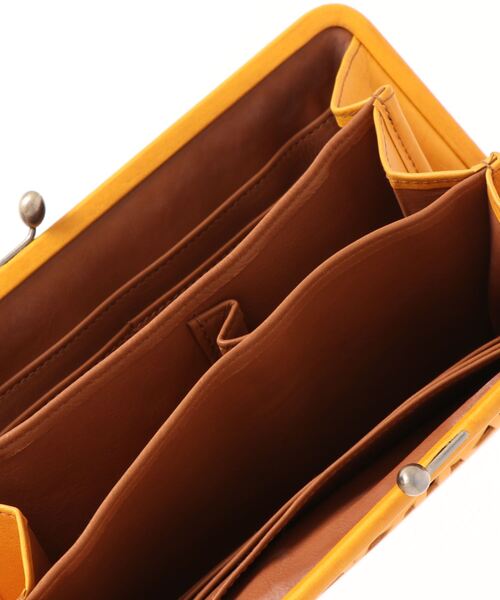 genten（ゲンテン） 財布 カットワーク 口金長財布 レディース メンズ