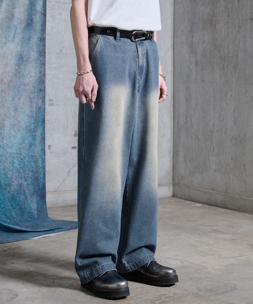 SERACE ワイドパンツ ジーンズ 「SERACE」Loose silhouette vintage