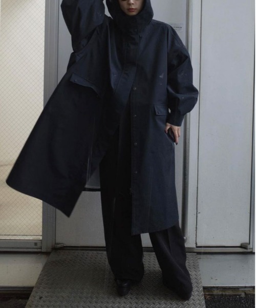美品☆Ameri VINTAGE 2WAY HOODIE TEC COAT(S) Ameri コート アウター 2WAY HOODIE TEC COAT レディース