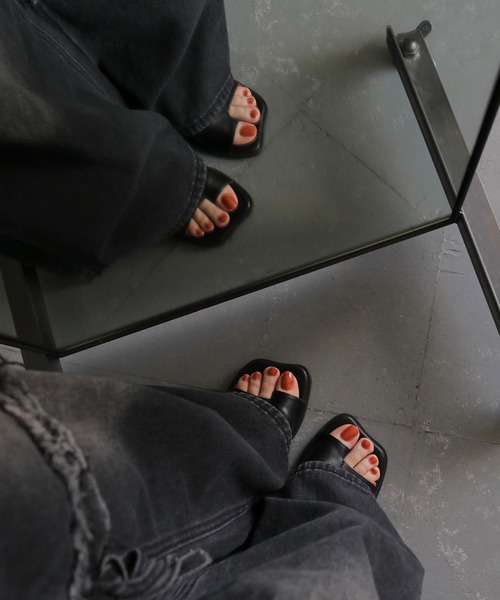 cheriella サンダル 「cheriella」オープントゥブーツサンダル OPEN