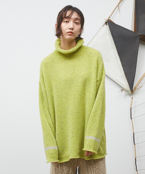 Dulcamara（ドゥルカマラ） セーター ニット Mixブークレーハイネック