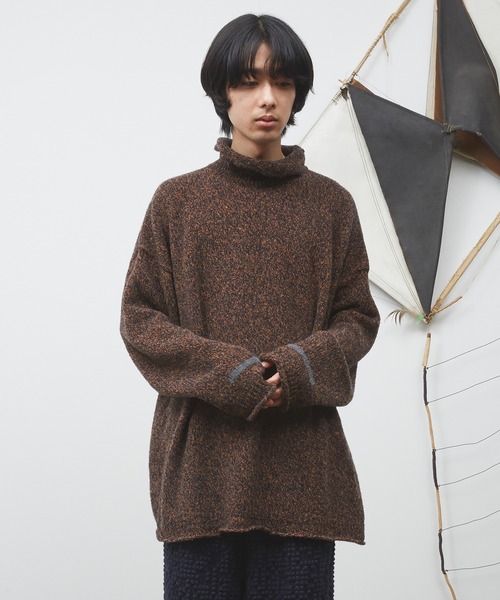 トップス 未使用 Dulcamara ビッグシルエット タートルネック ニット