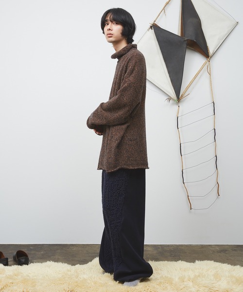 Dulcamara（ドゥルカマラ） セーター ニット Mixブークレーハイネック