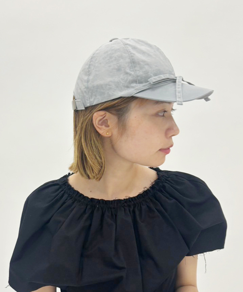 【AWESOME NEEDS】 HAT_RIBBON_LACE_WHITE ●送料・関税込● AWESOME NEEDS キャップ 帽子 「AWESOME NEEDS/オーサムニーズ