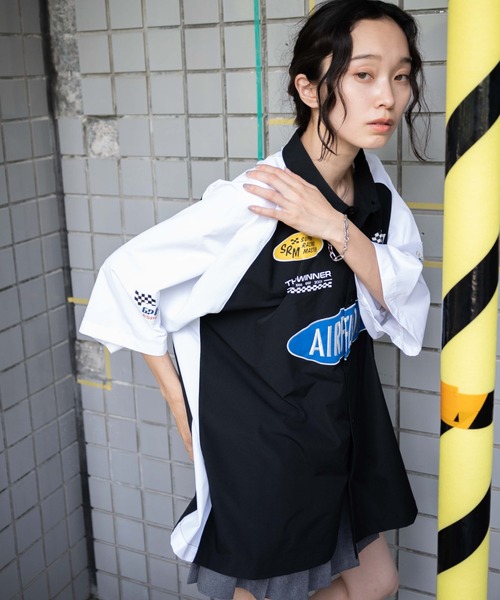 WEGO（ウィゴー） シャツ 半袖 WEGO/レーシングシャツ メンズ 
