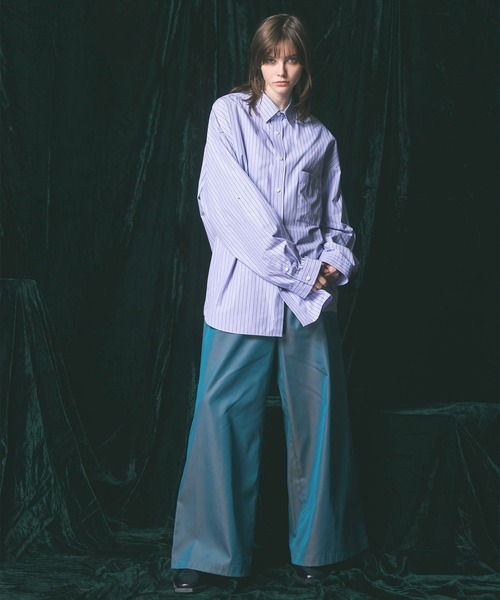 maison special スビンコットンギャバジン　スラックス　タグ付 MAISON SPECIAL スラックス 「UNISEX」120/2/2 Suvin Cotton