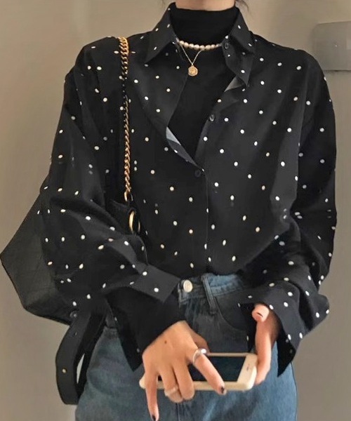 DAISY LIN38ドットブラウスDots Lady人気のブラウス64,900 楽天市場