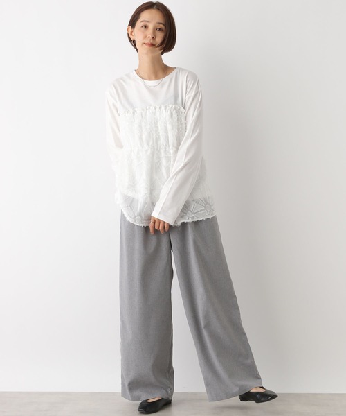 LEPSIM（レプシィム） tシャツ アソートドッキング長袖T 146934