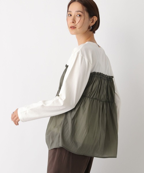 さゆページ【8/19着】 LEPSIM tシャツ アソートドッキング長袖T 146934 レディース