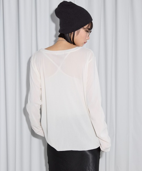 tシャツ シアーベロアトップス レディース : ZOZOTOWN Yahoo!店