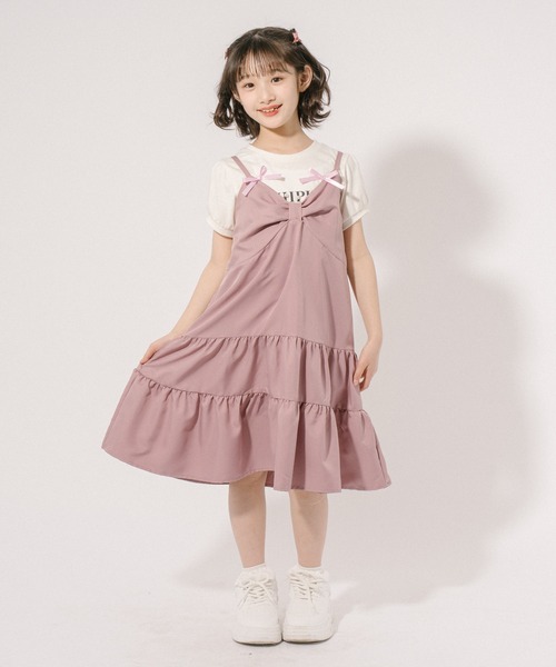 ワンピース chipi URBAN CHERRY ワンピース 「CHIPIE/シピ」リボンデザインティアード