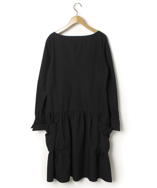 LIMI feu 18SS ポリエステル 変形デザイン ドレス ネイビーS LIMI feu 18SS ポリエステル 変形デザイン ドレス ネイビーS