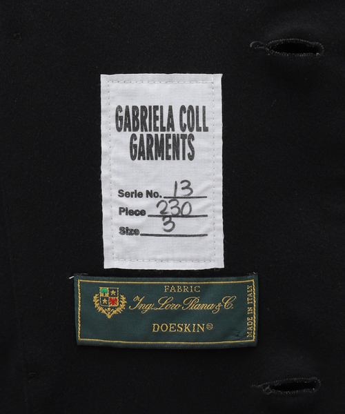 コート ジャケット 「GABRIELA COLL GARMENTS」 HEAVY WOOL BREASTED