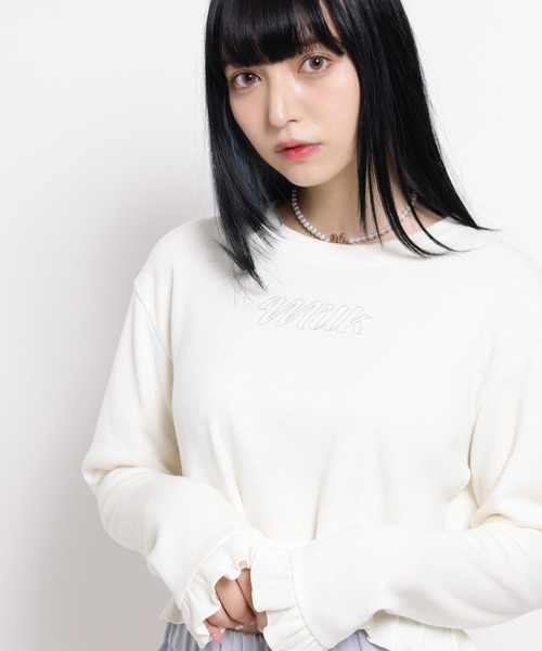 MILK（ミルク） tシャツ Warm ロゴ トップス レディース : ZOZOTOWN