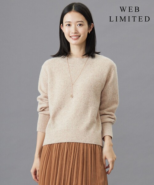 【WEB限定・洗える】WOOLY NEP クルーネックニット J.PRESS ニット セーター 「WEB限定・洗える」WOOLY NEP クルー