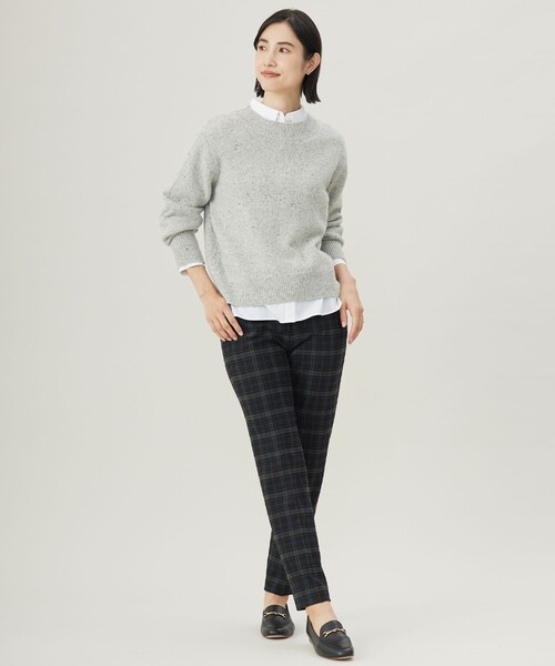 【WEB限定・洗える】WOOLY NEP クルーネックニット J.PRESS ニット セーター 「WEB限定・洗える」WOOLY NEP クルー