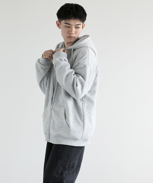 ベーシックパーカー BLACK LABEL〕'SORONA' FULL ZIP PARKA：セットアップ ダンボール