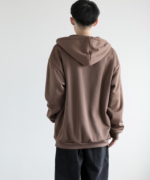 aimoha パーカー men BASIC ZIP PARKA べシックジップパーカー裏