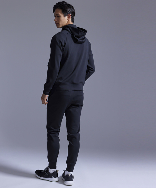 Jun & Ropé レクチュールECOダンボールジョガーパンツ M JUN&ROPE' パンツ 「NOIR」「UV」「防透」レクチュールECO