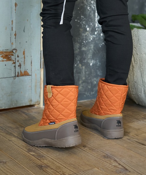 shoes loungeキルティングミドルブーツ ボア moz（モズ） 【秋冬定番】【新色追加】〔生活防水〕moz ライニングボア