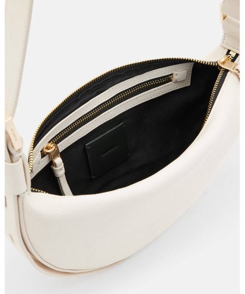 ショルダーバッグ バッグ HALF MOON LEATHER CROSSBODY BAG | ハーフ ムーン レザー クロスボディ バッグ レディースの画像