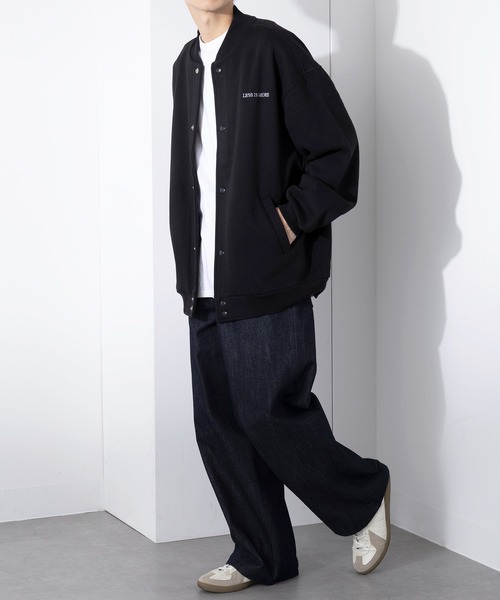 【未使用】Local GOLF スタジアムジャンパー スタジャン M/L MAISON CLUB（メゾンクラブ） スタジャン 「MAISON CLUB」ワンポイント