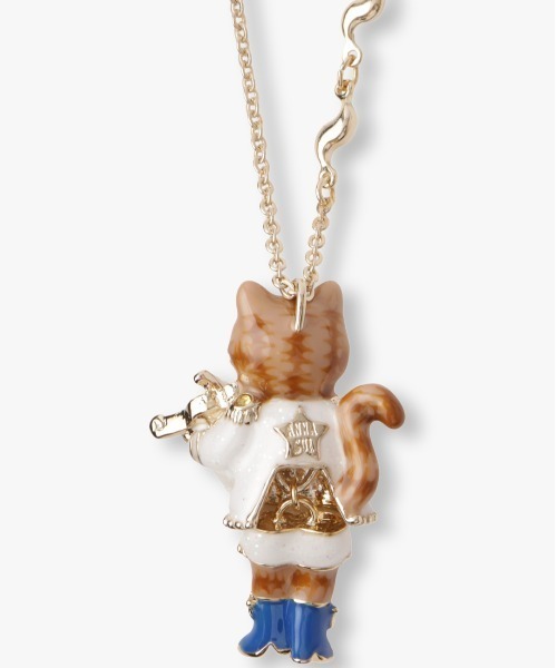 ANNA SUI アナスイシルバー925 猫のモチーフネックレス マーカサイト ANNA SUI アナスイシルバー925 猫のモチーフネックレス マーカサイト