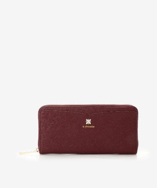 & chouette（アンドシュエット） 財布 ビジュー付き長財布 レディース