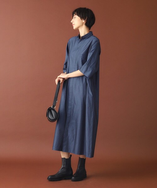 ティッカ シャツワンピース DRESSTERIOR ワンピース TICCA（ティッカ）テント半袖シャツ