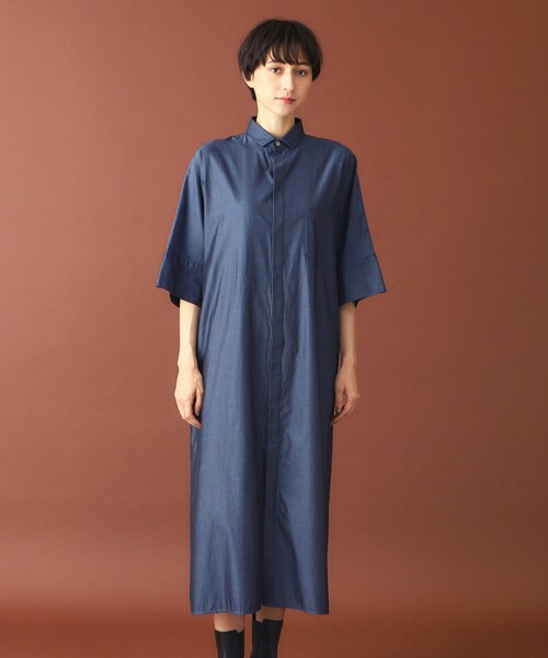 ★値下げ！ TICCA/ティッカ　シャツワンピース DRESSTERIOR ワンピース TICCA（ティッカ）テント半袖シャツ