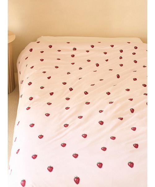 gelato pique Sleep ベッド 寝具 「Sleep」ストロベリー柄3点セット