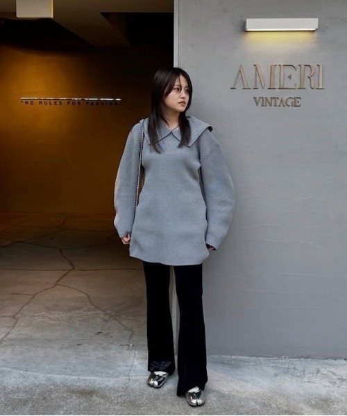 Ameri（アメリ） パンツ CRASH VELOUR WRAP SKIRT WITH PANTS