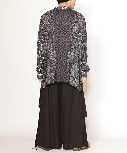 チャイハネ（CAYHANE） 「チャイハネ」バティック風プリントMEN'S