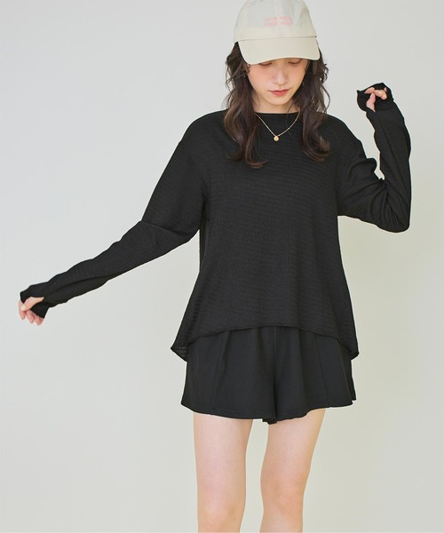 seea ラッシュガード　ビキニ3点セット　美品❣️ 大人ブラック seea ラッシュガード ビキニ3点セット 美品❣️ 大人ブラック