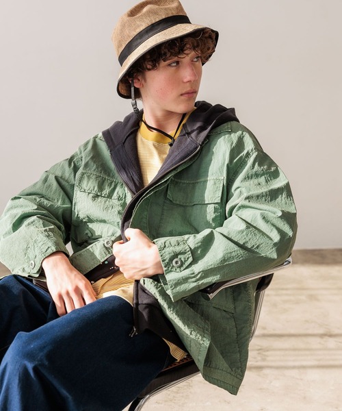 【新品未開封】niko and Misayo ミリリメイクジャケット カーキ ニコアンド［be with M］ Misayo ミリリメイクジャケットカーキ