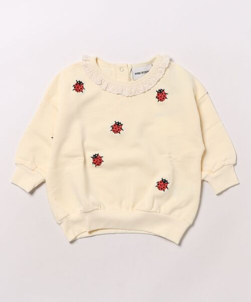 [新品/未使用]⚫︎MINI RODINI⚫︎10-11yトレーナーフード付き スウェット キッズ ミニロディーニ ロブスター 刺繍 LOBSTER
