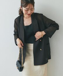 【美品】メッシュメタルボタンライトジャケット ネイビー ラブティックボンボン La boutique Bonbon（ラブティックボンボン） ジャケット テーラード