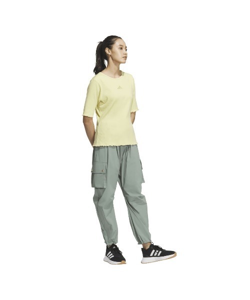 アディダス W CE カーゴパンツ レディース グレー IW5221 adidas カーゴパンツ アディダス ストレッチウーブン レディース