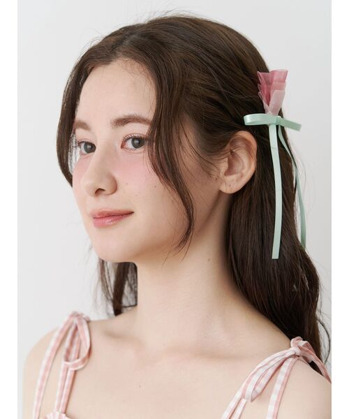 CALNAMUR（カルナムール） ヘアピン SHEER TULIP HAIR PIN/シアー