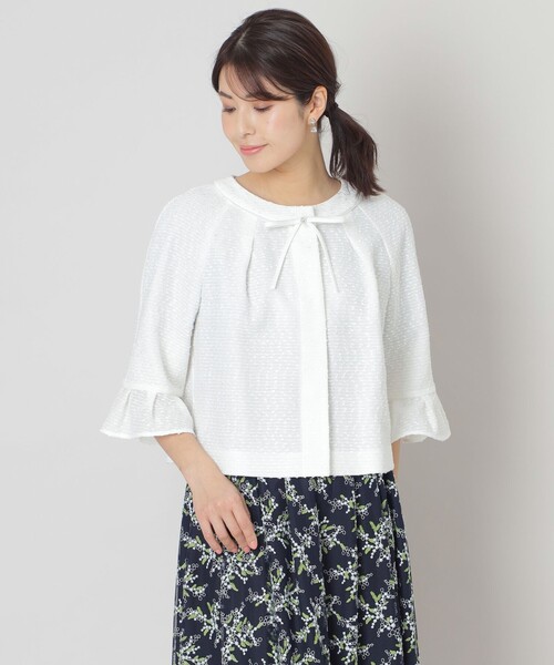 【美品】 TO BE CHIC ノーカラージャケット ツイード ウール100% 2361-W5E0324109.jpg?v=1696496013