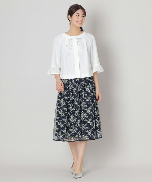 【美品】 TO BE CHIC ノーカラージャケット ツイード ウール100% 2361-W5E0324109.jpg?v=1696496013